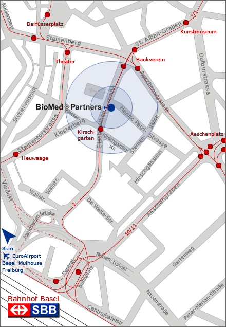 BioMed Map How to Find Us